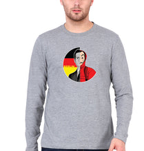 Load image into Gallery viewer, Money Heist Berlin Full Sleeves T-Shirt for Men-S(38 Inches)-Grey Melange-Ektarfa.online
