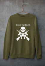 Load image into Gallery viewer, Iron Maiden Unisex Sweatshirt for Men/Women-S(40 Inches)-Olive Green-Ektarfa.online
