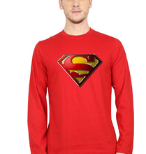 Load image into Gallery viewer, Superman Superhero Dad Full Sleeves T-Shirt for Men-Red-Ektarfa.online
