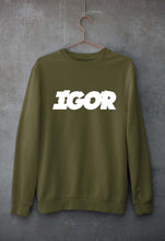 Load image into Gallery viewer, Igor Unisex Sweatshirt for Men/Women-Olive Green-Ektarfa.online
