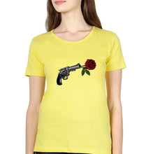 Load image into Gallery viewer, Guns N&#39; Roses T-Shirt for Women-XS(32 Inches)-Yellow-Ektarfa.online
