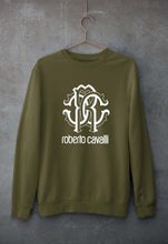Load image into Gallery viewer, Roberto Cavalli Unisex Sweatshirt for Men/Women-Olive Green-Ektarfa.online
