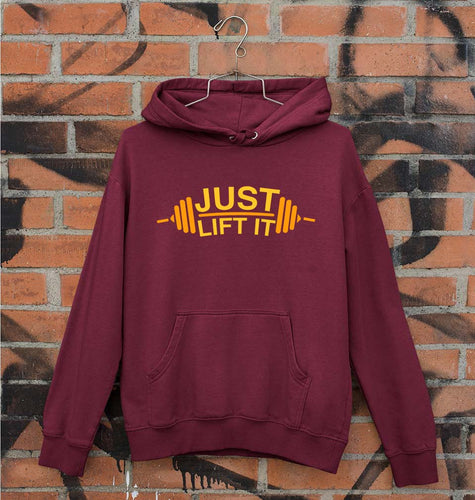 Gym Unisex Hoodie for Men/Women-Maroon-Ektarfa.online
