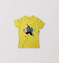 Load image into Gallery viewer, Demon Slayer Kids T-Shirt for Boy/Girl-Yellow-Ektarfa.online
