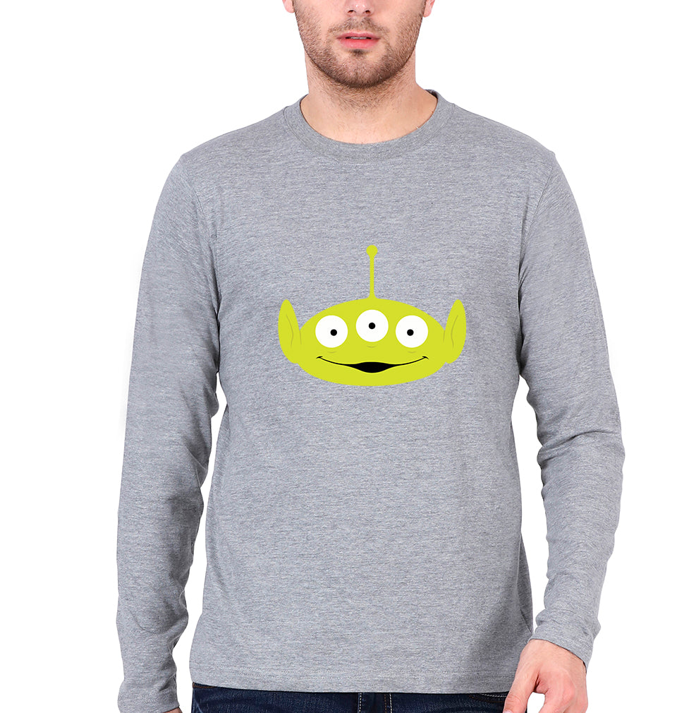 Toy Story Full Sleeves T-Shirt for Men-Grey Melange-Ektarfa.online