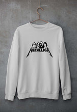 Load image into Gallery viewer, Metallica Unisex Sweatshirt for Men/Women-S(40 Inches)-Grey Melange-Ektarfa.online
