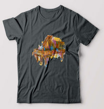 Load image into Gallery viewer, Piano T-Shirt for Men-Steel grey-Ektarfa.online
