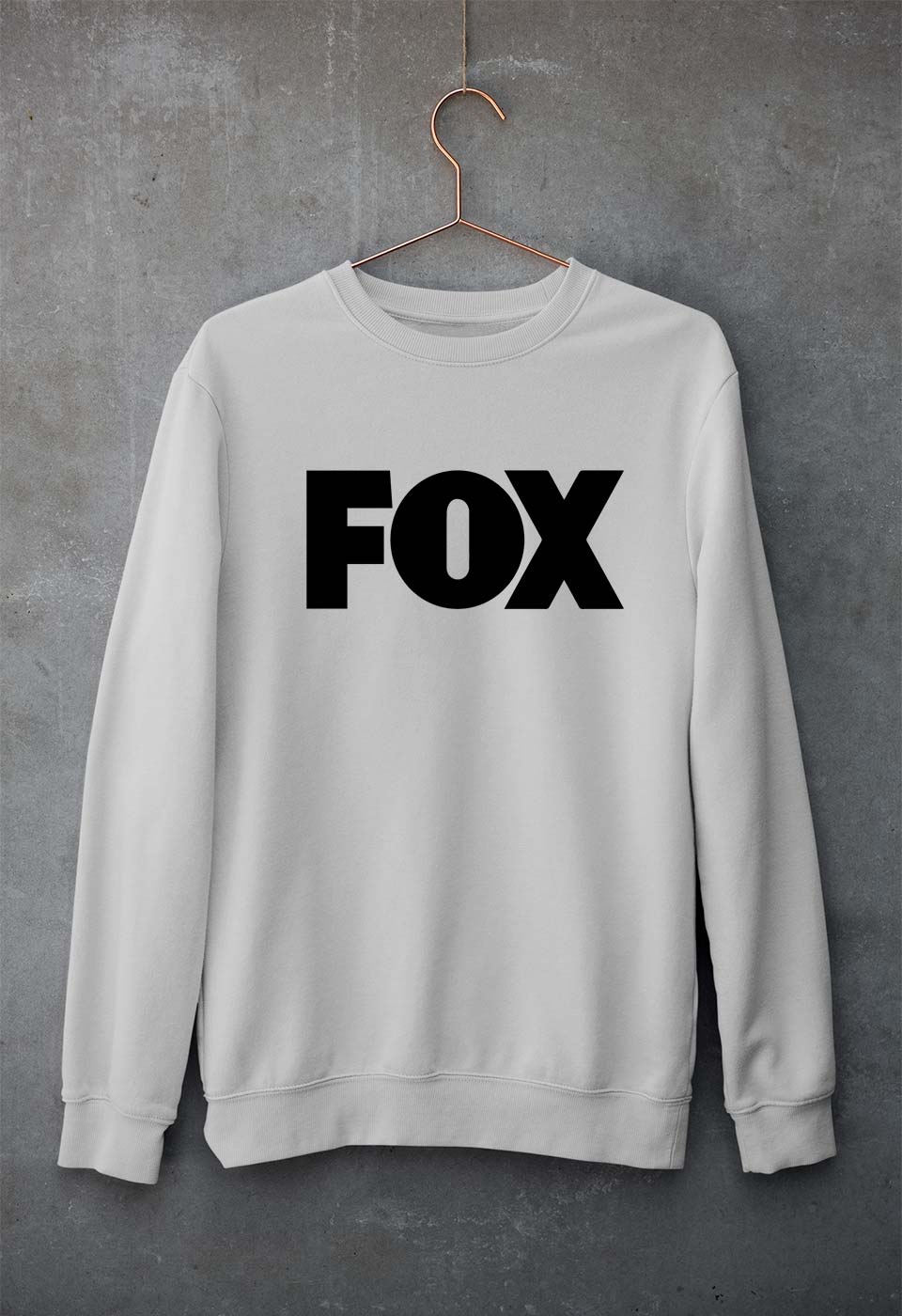 Fox Unisex Sweatshirt for Men/Women-S(40 Inches)-Grey Melange-Ektarfa.online