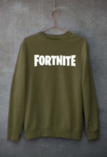 Load image into Gallery viewer, Fortnite Unisex Sweatshirt for Men/Women-S(40 Inches)-Olive Green-Ektarfa.online
