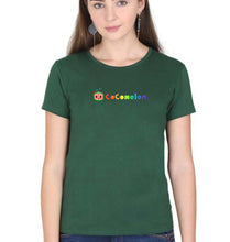 Load image into Gallery viewer, CoComelon T-Shirt for Women-Dark green-Ektarfa.online
