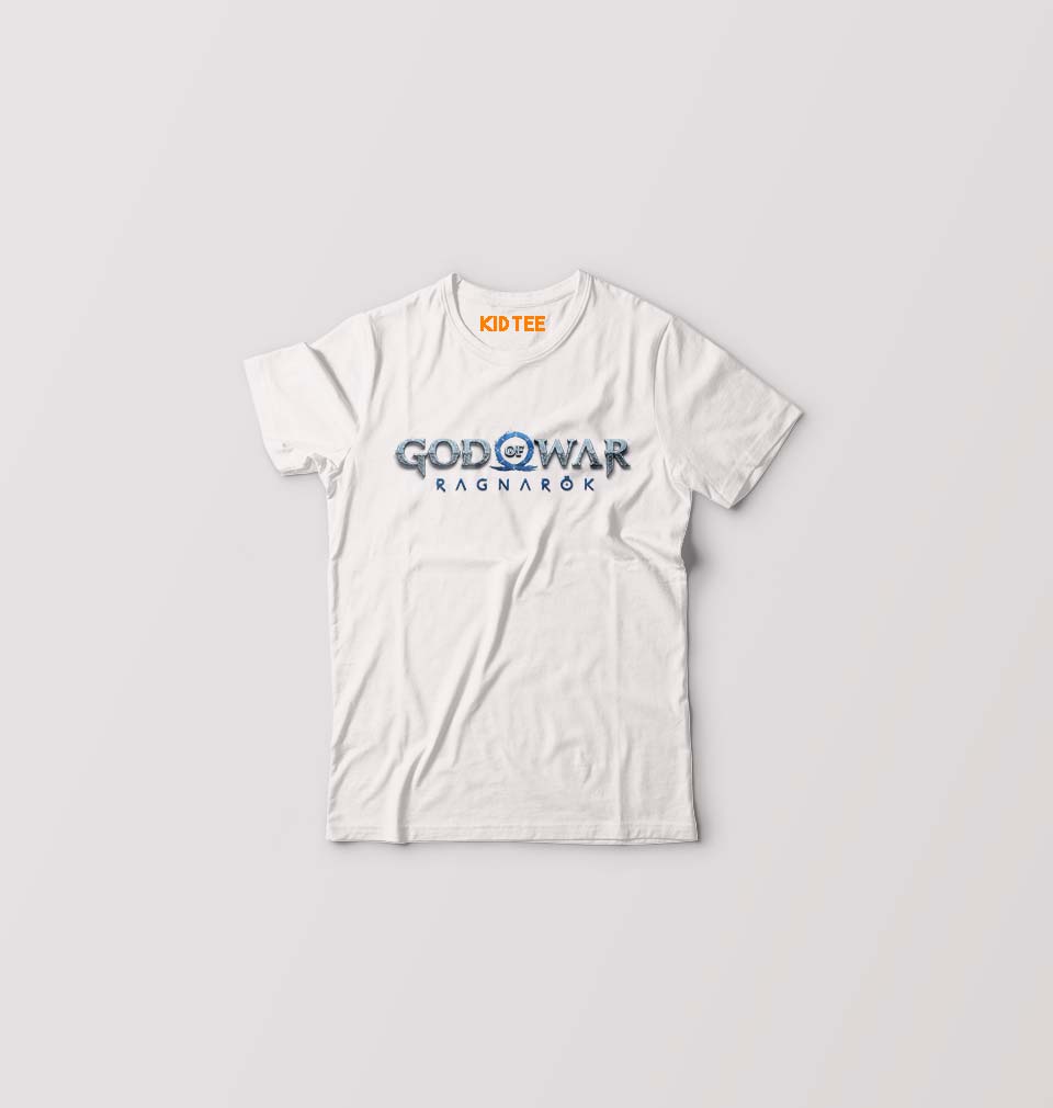 God of War Ragnarok Kids T-Shirt for Boy/Girl-White-Ektarfa.online