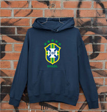 Load image into Gallery viewer, Brazil Football Unisex Hoodie for Men/Women-Navy Blue-Ektarfa.online
