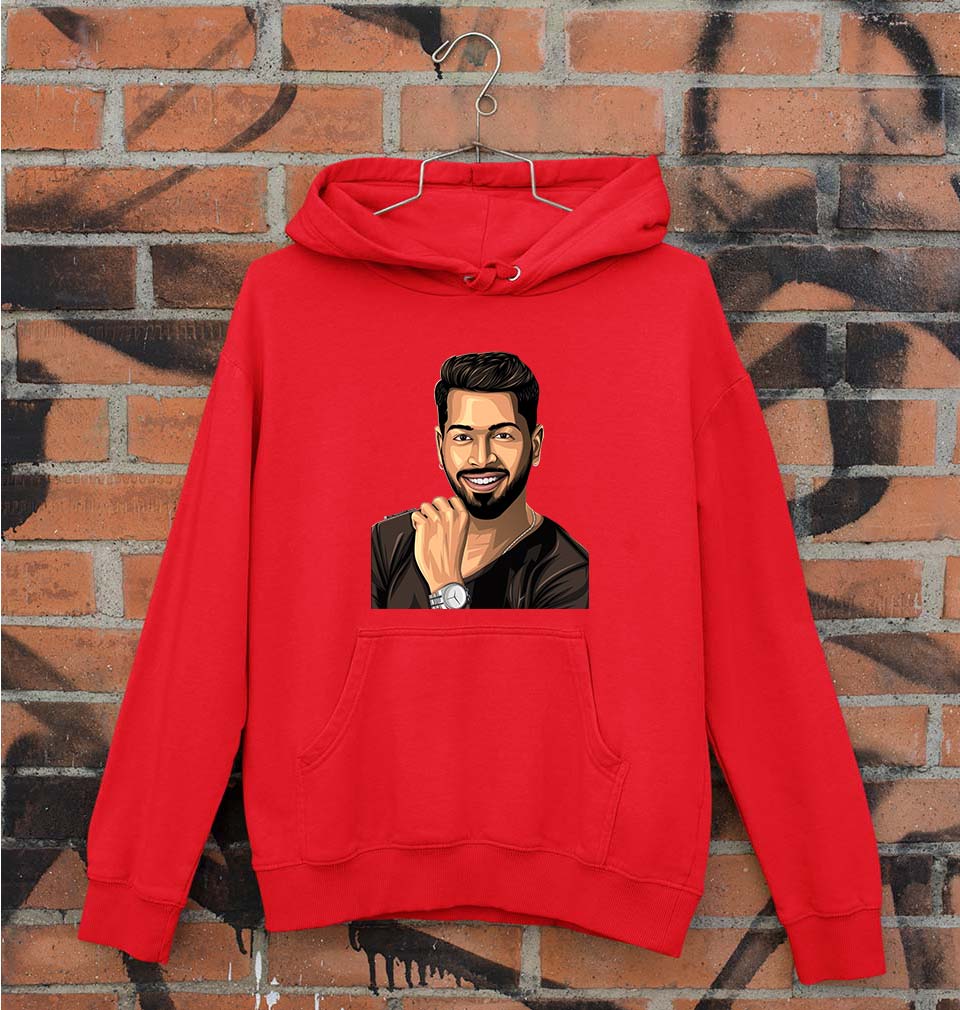 Hardik Pandya Unisex Hoodie for Men/Women-Red-Ektarfa.online