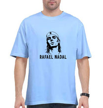 Load image into Gallery viewer, Rafael Nadal (RAFA) Oversized T-Shirt for Men-Baby Blue-Ektarfa.online
