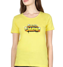 Load image into Gallery viewer, Subway Surfers T-Shirt for Women-XS(32 Inches)-Yellow-Ektarfa.online
