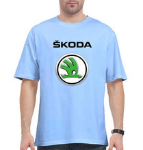 Load image into Gallery viewer, Skoda Oversized T-Shirt for Men-Baby Blue-Ektarfa.online
