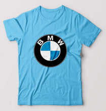 Load image into Gallery viewer, BMW T-Shirt for Men-S(38 Inches)-Light Blue-Ektarfa.online
