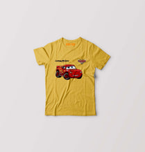 Load image into Gallery viewer, Lightning McQueen Kids T-Shirt for Boy/Girl-Golden Yellow-Ektarfa.online
