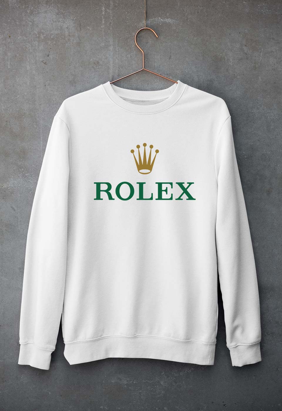 Rolex outlet design hoodie white sweat