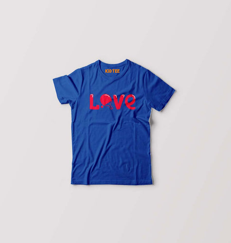 Love Table Tennis (TT) Kids T-Shirt for Boy/Girl-0-1 Year(20 Inches)-Royal Blue-Ektarfa.online