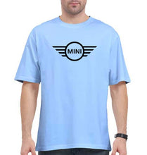 Load image into Gallery viewer, Mini Cooper Oversized T-Shirt for Men-Baby Blue-Ektarfa.online

