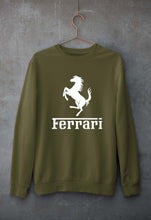 Load image into Gallery viewer, Ferrari F1 Unisex Sweatshirt for Men/Women-S(40 Inches)-Olive Green-Ektarfa.online
