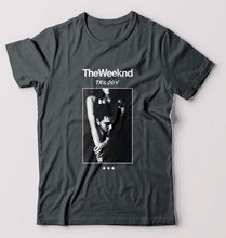 Load image into Gallery viewer, The Weeknd Trilogy T-Shirt for Men-S(38 Inches)-Steel grey-Ektarfa.online
