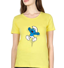 Load image into Gallery viewer, The Smurfs T-Shirt for Women-Yellow-Ektarfa.online
