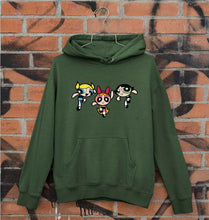 Load image into Gallery viewer, Powerpuff Girls Unisex Hoodie for Men/Women-S(40 Inches)-Dark Green-Ektarfa.online
