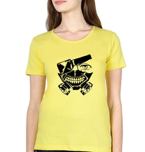 Load image into Gallery viewer, Tokyo Ghoul T-Shirt for Women-XS(32 Inches)-Yellow-Ektarfa.online
