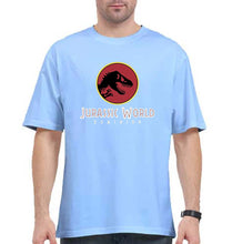 Load image into Gallery viewer, Jurassic World Oversized T-Shirt for Men-Baby Blue-Ektarfa.online
