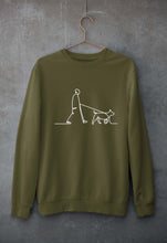 Load image into Gallery viewer, Dog Unisex Sweatshirt for Men/Women-Olive Green-Ektarfa.online
