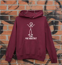 Load image into Gallery viewer, Nachu Funny Unisex Hoodie for Men/Women-S(40 Inches)-Maroon-Ektarfa.online
