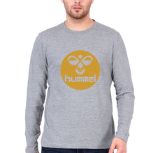Load image into Gallery viewer, Hummel Full Sleeves T-Shirt for Men-S(38 Inches)-Grey Melange-Ektarfa.online
