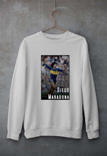 Load image into Gallery viewer, Diego Maradona Unisex Sweatshirt for Men/Women-S(40 Inches)-Grey Melange-Ektarfa.online
