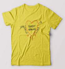 Load image into Gallery viewer, Harry Styles T-Shirt for Men-S(38 Inches)-Yellow-Ektarfa.online
