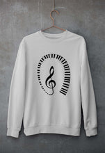 Load image into Gallery viewer, Piano Unisex Sweatshirt for Men/Women-Grey Melange-Ektarfa.online
