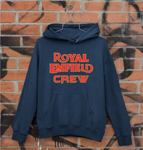 Load image into Gallery viewer, Royal Enfield Crew Unisex Hoodie for Men/Women-Navy Blue-Ektarfa.online
