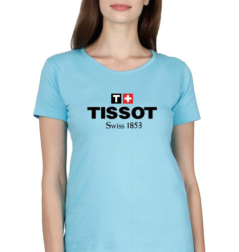 Tissot T-Shirt for Women-SkyBlue-Ektarfa.online