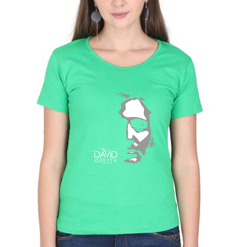 David Guetta T-Shirt for Women-Flag Green-Ektarfa.online