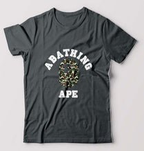 Load image into Gallery viewer, A Bathing Ape T-Shirt for Men-S(38 Inches)-Steel grey-Ektarfa.online
