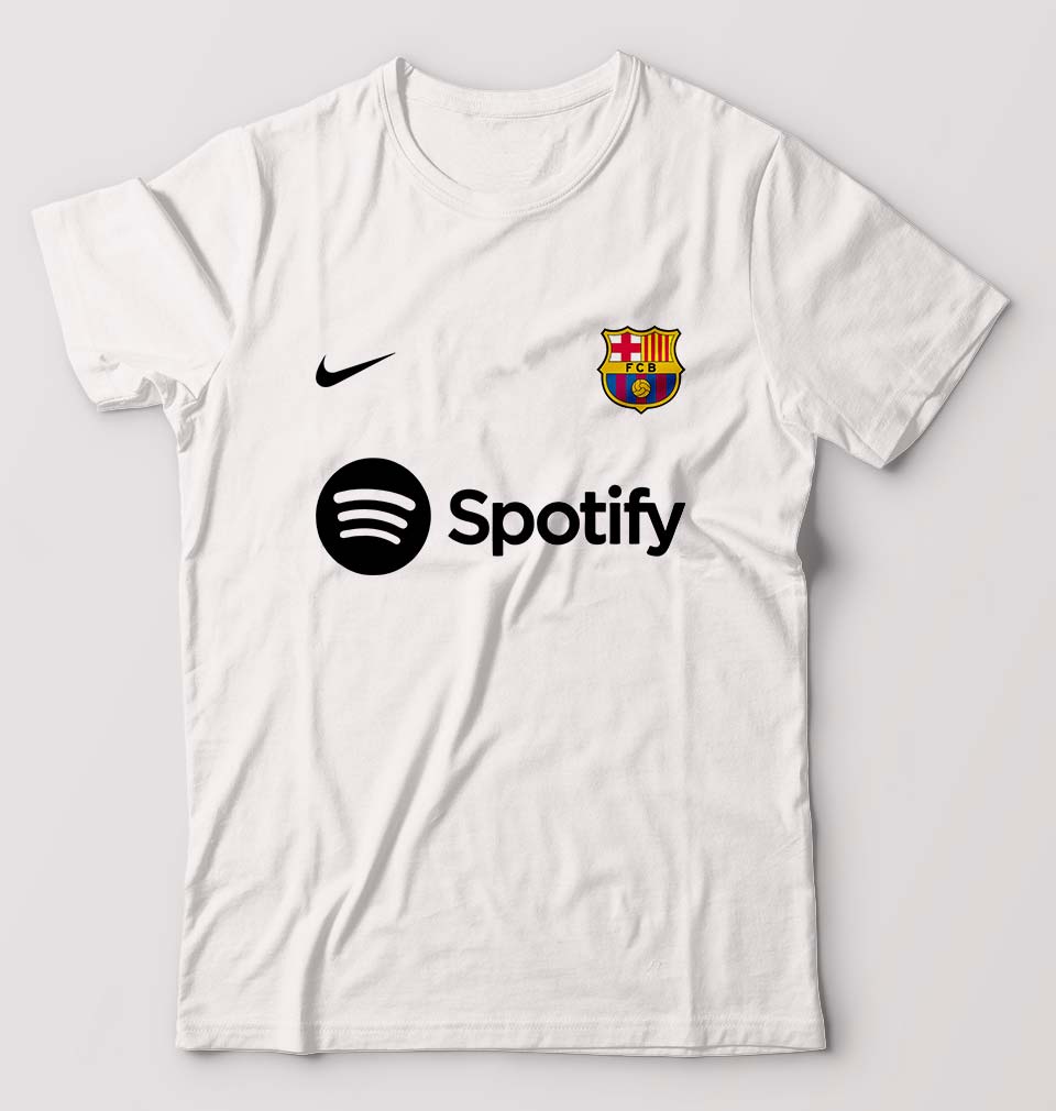 Barcelona 2022-23 T-Shirt for Men-White-Ektarfa.online