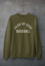 Load image into Gallery viewer, Fear of God Baseball Unisex Sweatshirt for Men/Women-Olive Green-Ektarfa.online
