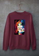 Load image into Gallery viewer, Janis Joplin Unisex Sweatshirt for Men/Women-Maroon-Ektarfa.online
