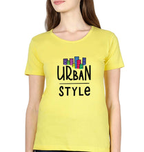 Load image into Gallery viewer, Urban Style T-Shirt for Women-Yellow-Ektarfa.online
