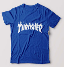 Load image into Gallery viewer, Thrasher T-Shirt for Men-Royal Blue-Ektarfa.online

