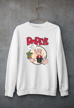 Load image into Gallery viewer, Popeye Unisex Sweatshirt for Men/Women-White-Ektarfa.online
