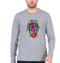 Load image into Gallery viewer, Asap Rocky Full Sleeves T-Shirt for Men-Grey Melange-Ektarfa.online
