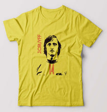 Load image into Gallery viewer, Johan Cruyff T-Shirt for Men-S(38 Inches)-Yellow-Ektarfa.online

