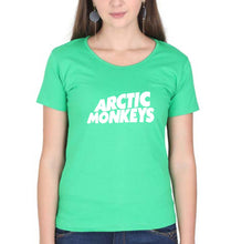 Load image into Gallery viewer, Arctic Monkeys T-Shirt for Women-XS(32 Inches)-Flag Green-Ektarfa.online
